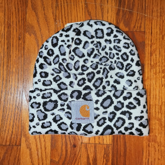 Carhartt Accessories - Leopard print carhartt beanie